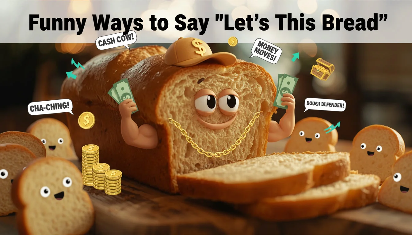 Funny Ways to Say âLetâs Get This Breadâ