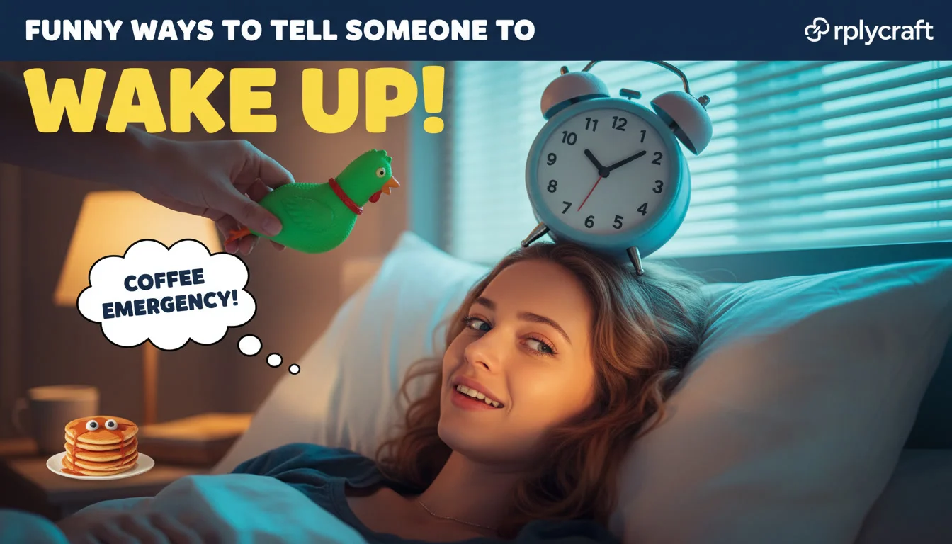 Funny Ways to Tell Someone to “Wake Up”