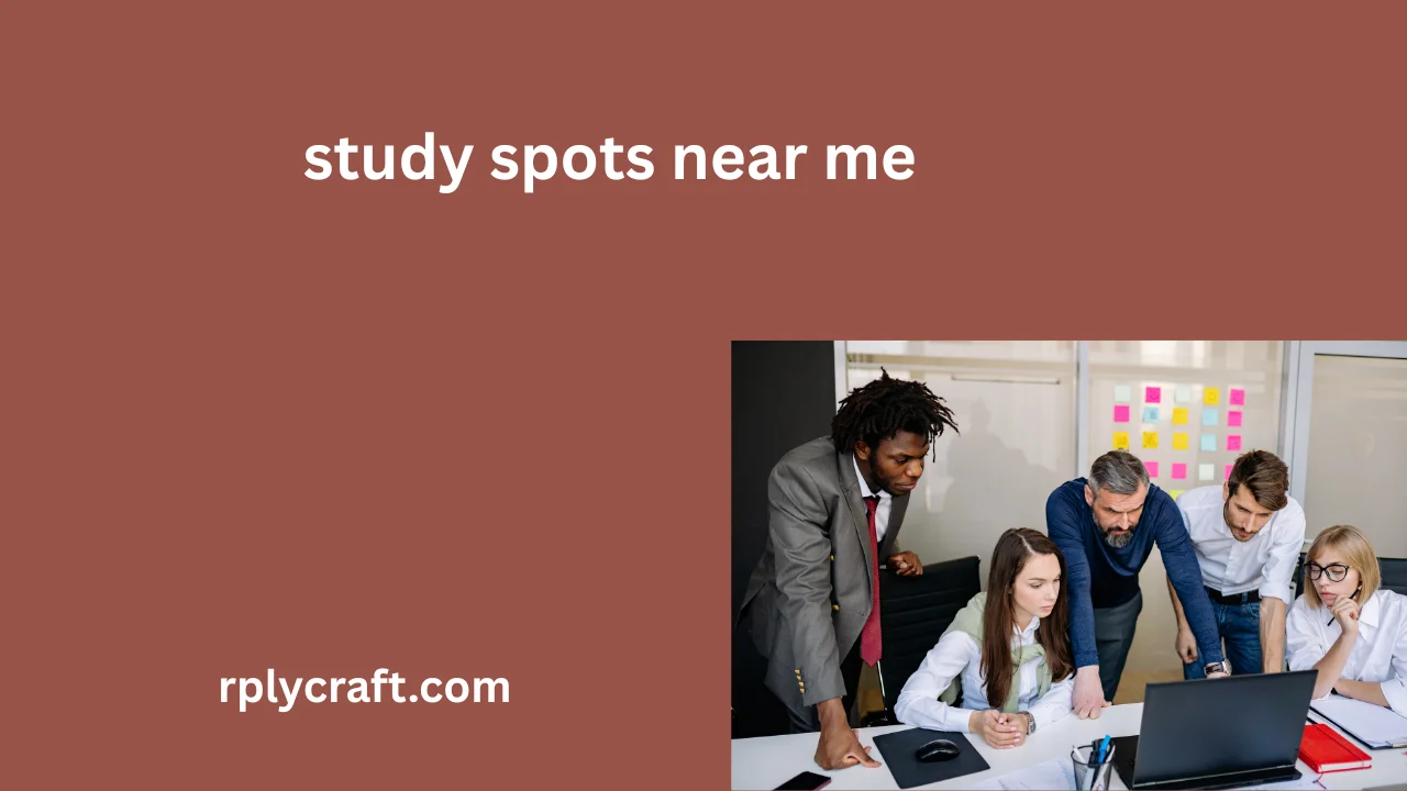 study spots near me