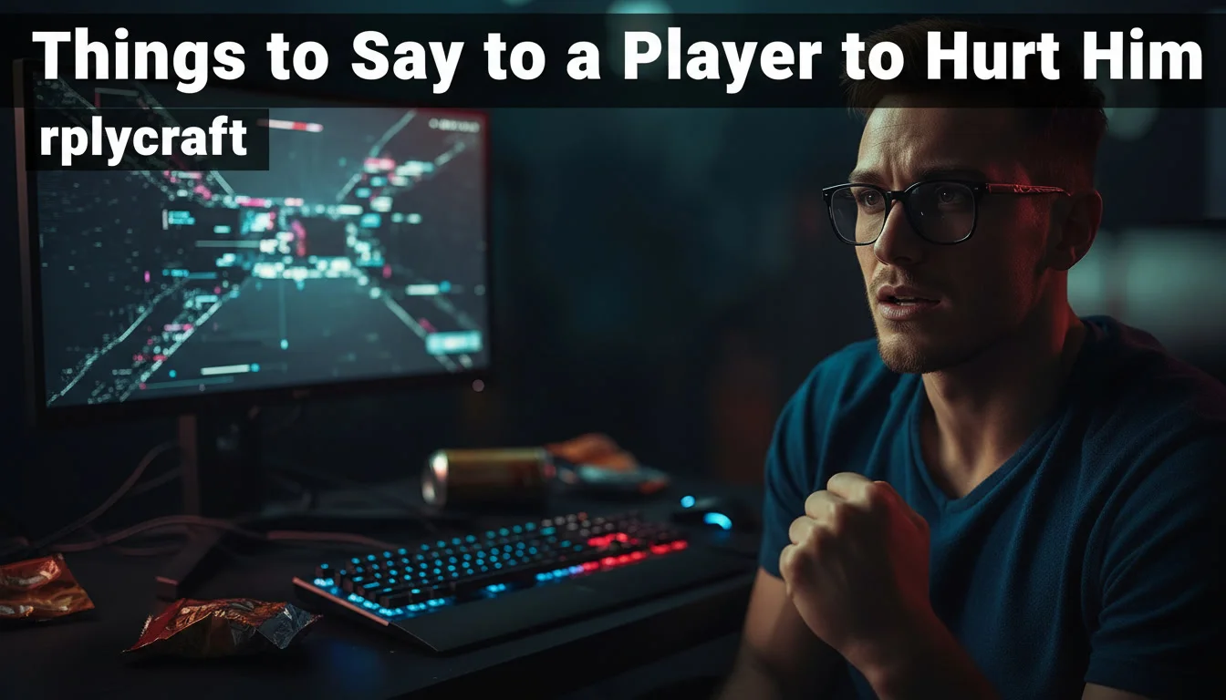 Things to Say to a Player to Hurt Him