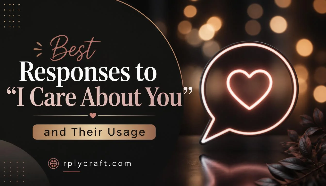 Best Responses to “I Care About You”