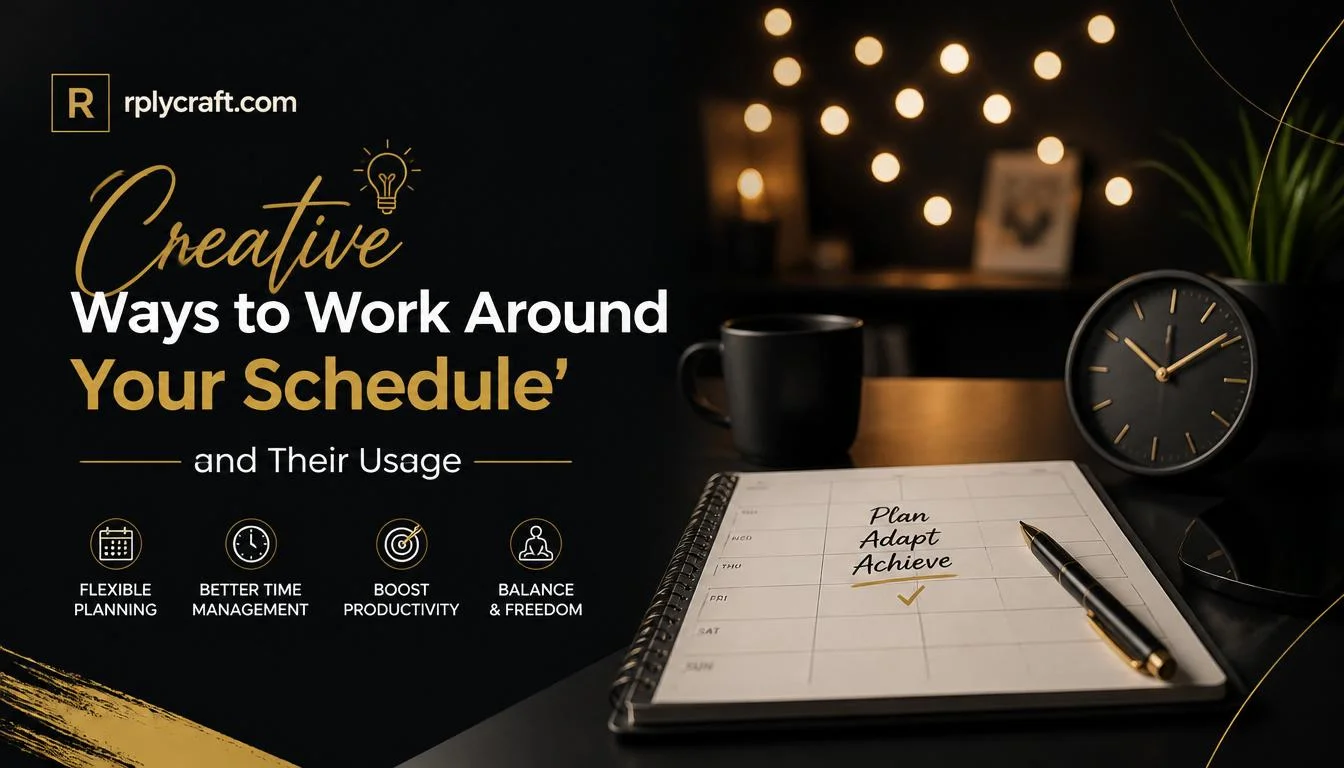 Creative Ways to Work Around Your Schedule