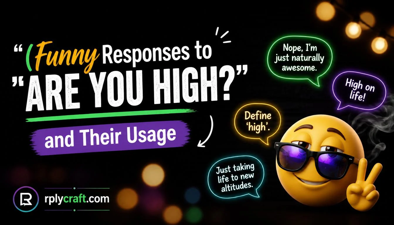 Funny Responses to ‘Are You High?’