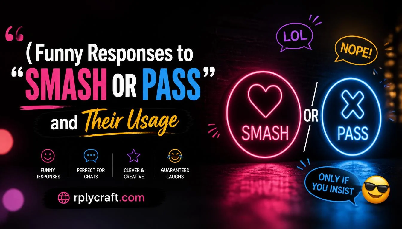 Funny Responses to “Smash Or Pass”
