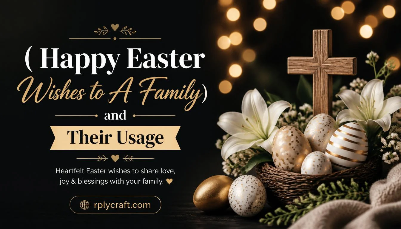 Happy Easter Wishes to A Family