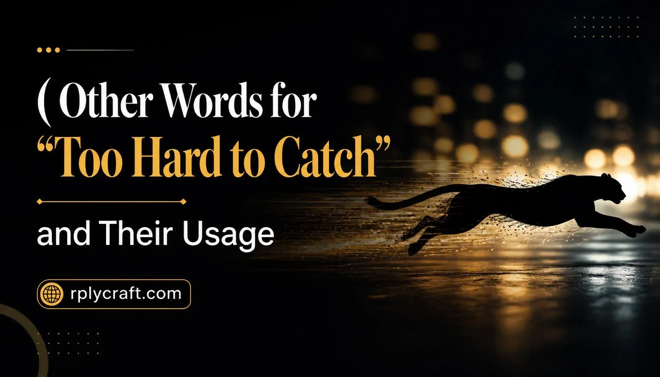 Other Words for “Too Hard to Catch”