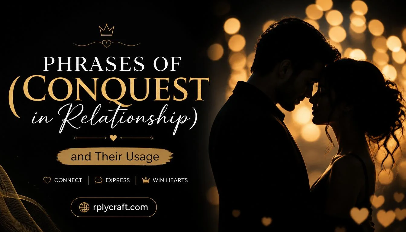 Phrases of Conquest in Relationship