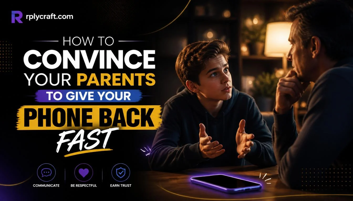 How to Convince Your Parents to Give Your Phone Back Fast